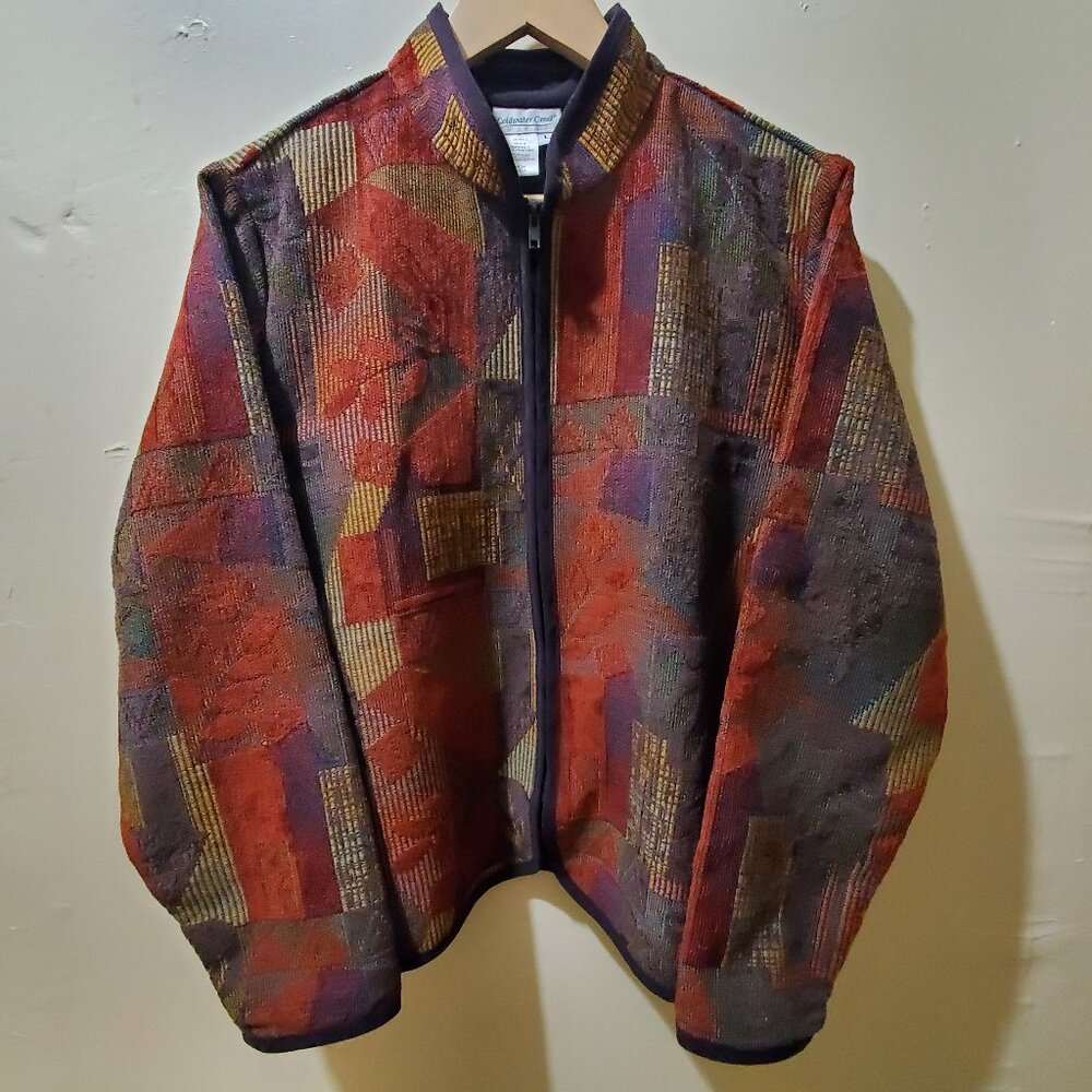 Women's Coldwater Creek Vintage Harvest Tapestry Jacket